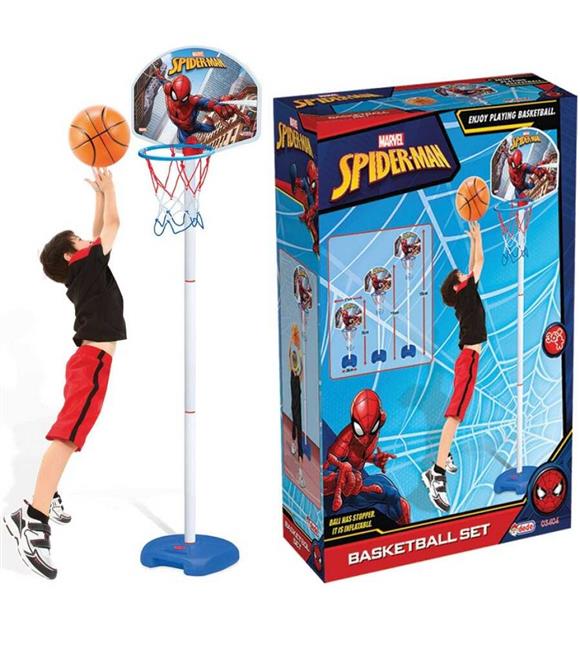 Dede Oyuncak Spiderman Büyük Ayaklı Basketbol Set 03404