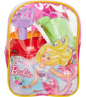 Dede Oyuncak Barbie Resimli Sırt Çantalı Plaj Set 03500