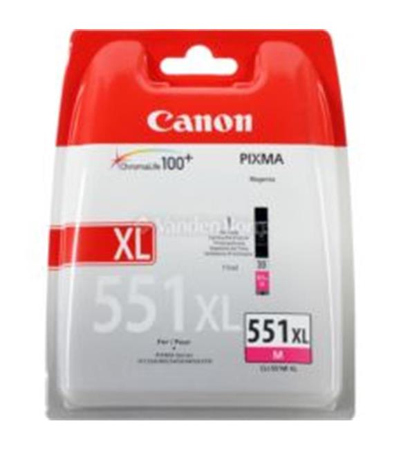 Canon CLI-551XL M Magenta Kırmızı Yüksek Kapasiteli Mürekkep Kartuş IP7250 MX925