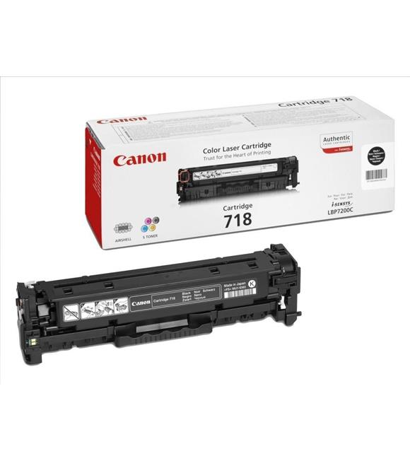 Canon CRG-718BK Black Siyah 2