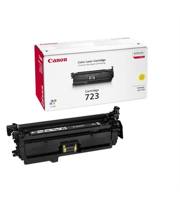 Canon CRG-723Y Yellow Sarı 8.500 Sayfa Toner LBP7750