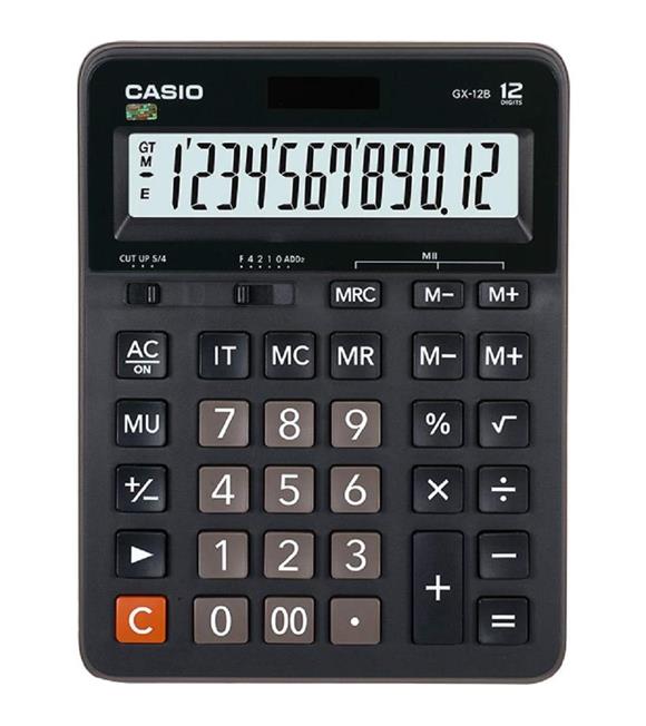 Casio GX-12B 12 Hane Masa Üstü Hesap Makinesi