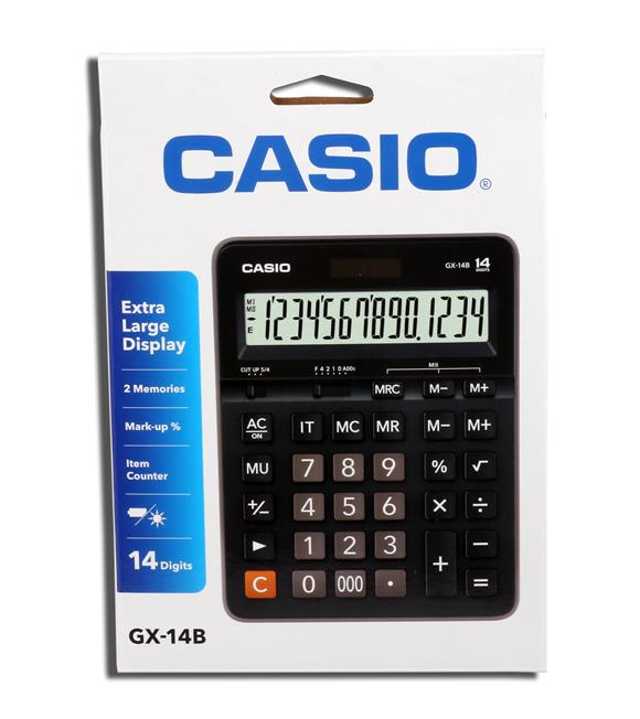 Casio GX-14B 14 Hane Masa Üstü Hesap Makinesi_1