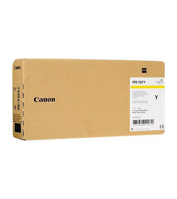 Canon PFI-707Y Yellow Sarı Plotter Kartuş IPF830-840-850