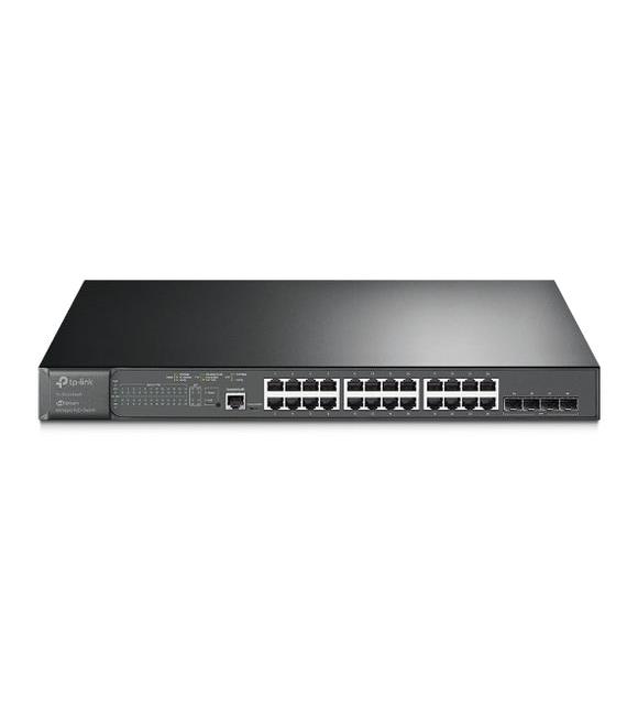 Omada Tp-Link TL-SG3428XMP 24 Port 10-100-1000 Poe+ Switch 4 Port 10GE SFP L2 Çelik Kasa Rack Mount