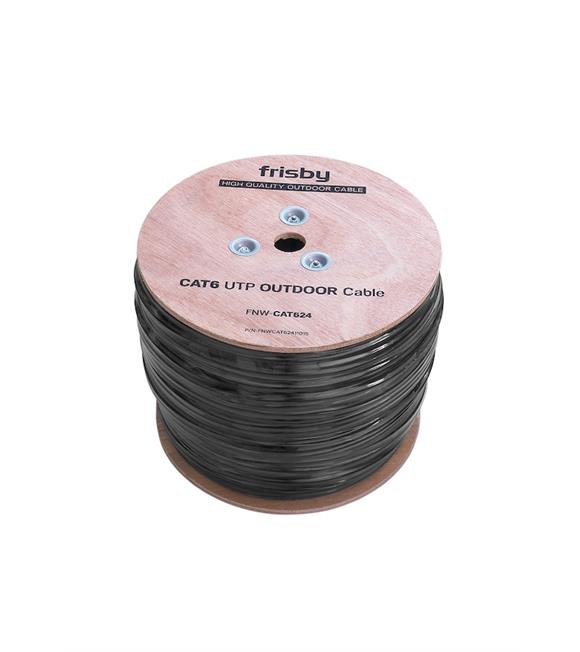 Frisby FNW-CAT624 CAT 6 UTP Outdoor Kablo (305mt) Dış Mekan Kalınlık: 0.58 mm-23 AWG