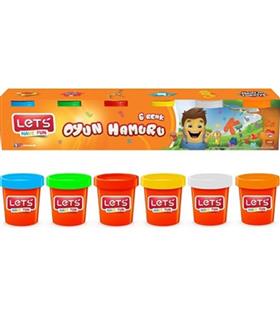 Lets Oyun Hamuru 6 Renk 660 GR L8450