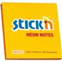 Hopax Stıckn Yapışkanlı Not Kağıdı 100 YP 76x76 Fosforlu Turuncu HE21164
