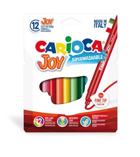 Carioca Keçeli Boya Kalemi Joy Süper Yıkanabilir 12 Li 40614