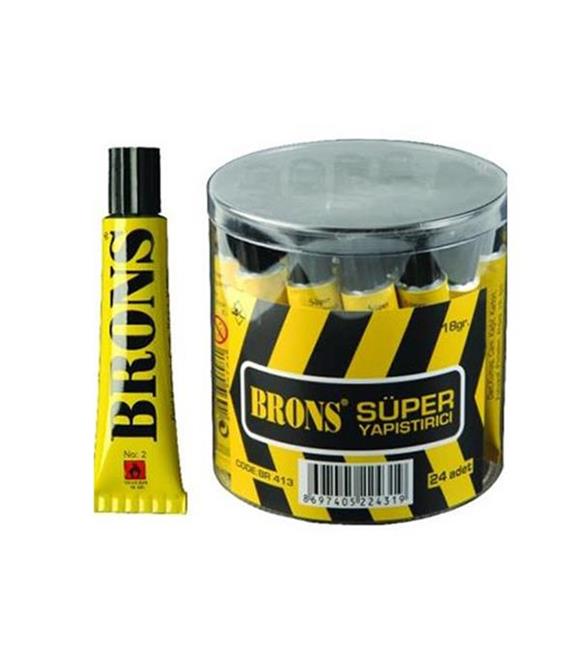 Brons Sıvı Yapıştırıcı Solventsiz Süper NO:2 18 GR BR 413