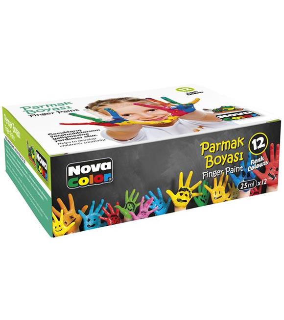 Nova Color Parmak Boyası 12 Li Takım NC-460