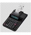 Casio DR-120RII-BK 12 Hane Şeritli Siyah Hesap Makinesi