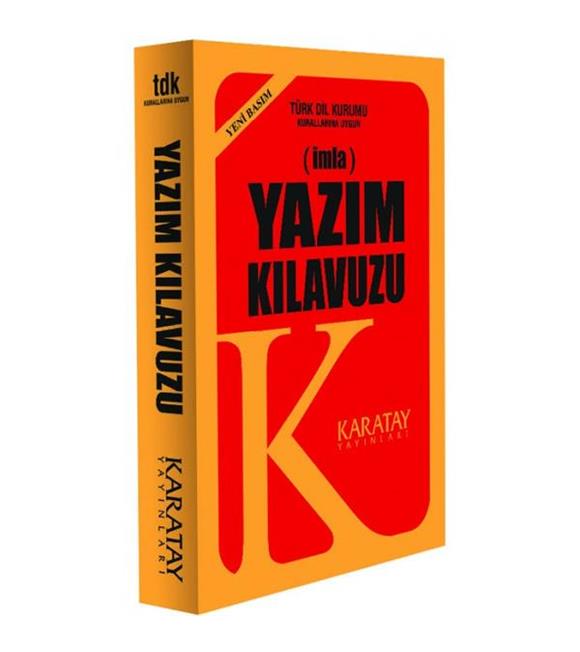 4E Yazım Klavuzu Plastik Kapak 1.Hamur Sarı Karatay Yayınevi