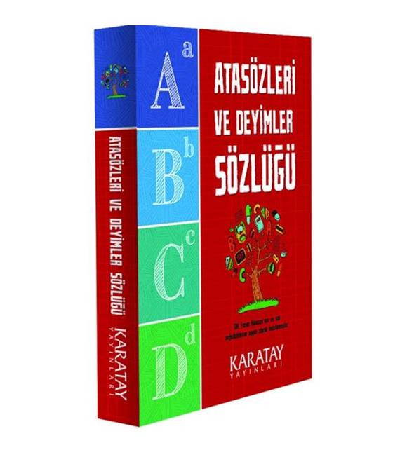 4E Sözlük Büyük Atasözleri Ve Deyimler Karton Kapak Karatay Yayınevi