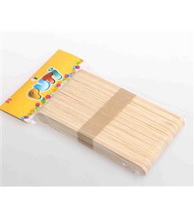 Puti Ahşap Büyük Dil Çubuğu Natural 50 Lİ 4612