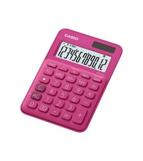 Casio MS-20UC-RD 12 Hane Koyu Pembe Masa Üstü Hesap Makinesi