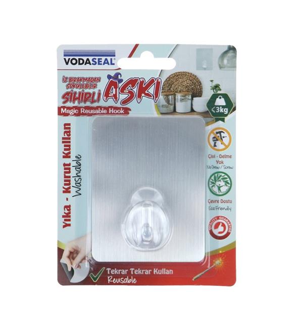 Vodaseal 3D036 Sihirli Askı Kare Gri