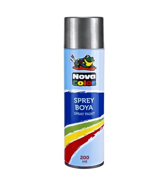 Nova Color Sprey Boya 200 ML Gümüş NC-812