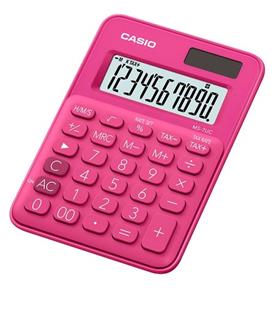 Casio MS-7UC-RD 10 Hane Pembe Masa Üstü Hesap Makinesi