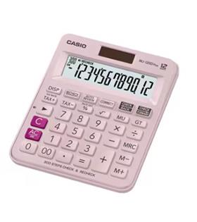 Casio MJ-120D Plus Pembe İşlem Kontrollü 12 Hane Masa Üstü Hesap Makinesi