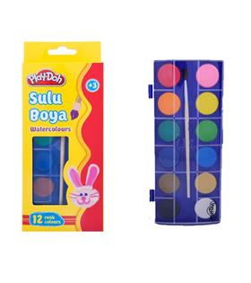 Play-Doh Sulu Boya 23 MM Küçük Boy 12 Renk PLAY-SU002