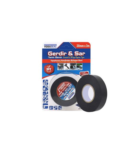 Vodaseal Gerdir&Sar Tamir Bandı 20mmX3m Yapışkansız Birleşen Bant