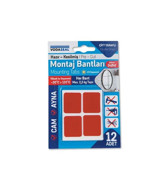 Vodaseal Montoj Bandı Hazır Kesilmiş 12li Şeffaf