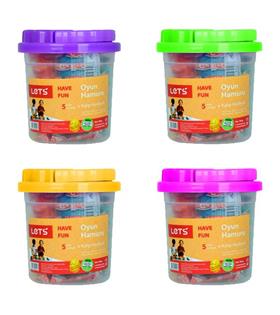 Lets Oyun Hamuru Kalıp Hediyeli 100 GR 5 Renk L8100