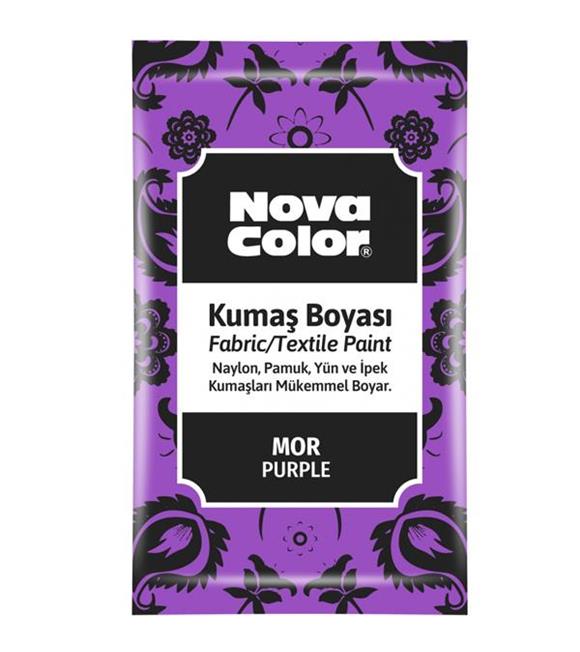 Nova Color Kumaş Boyası Toz 12 GR Mor NC-907