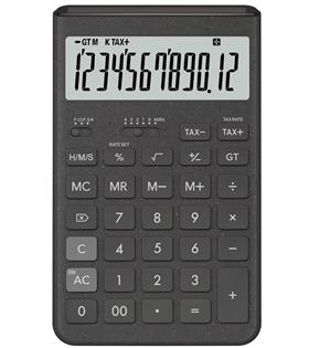 Casio JT-200T-GY 12 Hane Gri Masa Üstü Hesap Makinesi