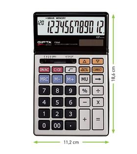 Gıpta Hesap Makinesi Masa Üstü 12 Hane F3040