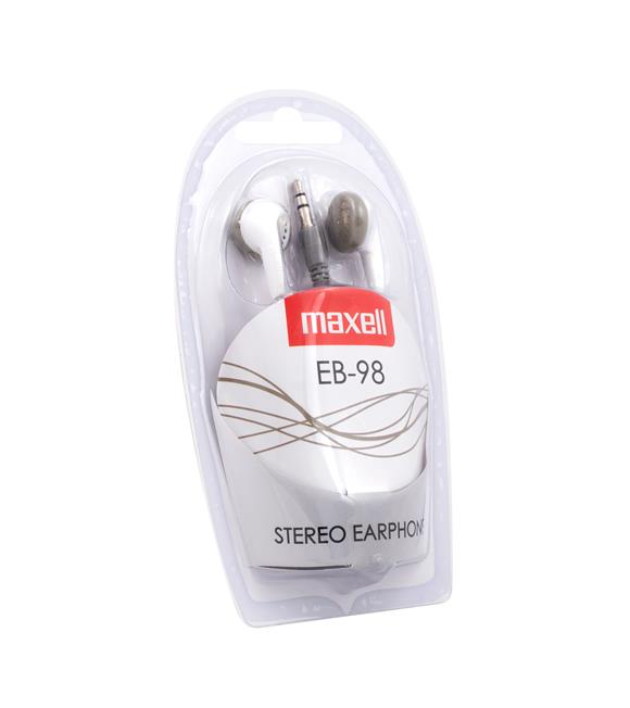 Maxell EB-98 Beyaz Ear Bud Kulaklık_1