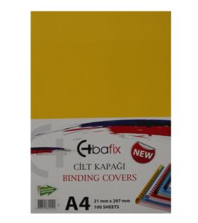 Bafix Cilt Kapağı Plastik Opak A4 160 MIC Sarı
