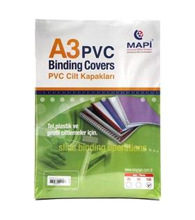 Mapi Cilt Kapağı Plastik Opak A3 160 MIC Şeffaf 204 03 09