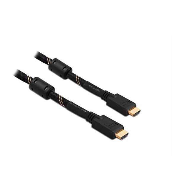 S-link SLX-2760 HDMI TO HDMI 60m Çift Filtre+Çipsetli+Kor.Kılıf 1.4 Ver. 3D Kabl