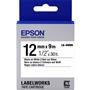 Epson LK-4WBN Standart Beyaz Üzeri Siyah 12mm 9Metre Etiket