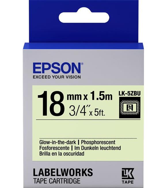 Epson LK-4YBP Pastel Sarı Üzeri Siyah 12mm 9metre