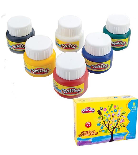 Play-Doh Guaj Boya 30 ML 6 Renk PLAY-GU001