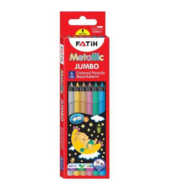 Fatih Kuru Boya Tam Boy Jumbo Metalik 6 LI 33360