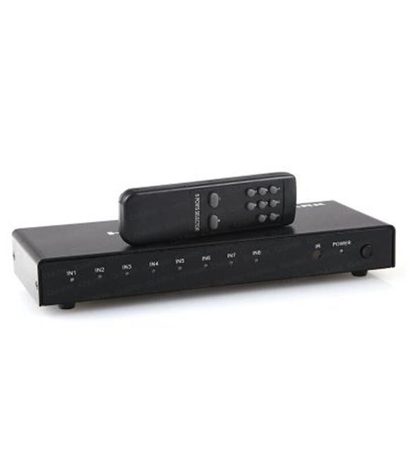 Dark DK-HD-SW8X1 Full HD 8 Giriş 1 Çıkışlı Uzaktan Kumandalı HDMI Switch (Seçici)