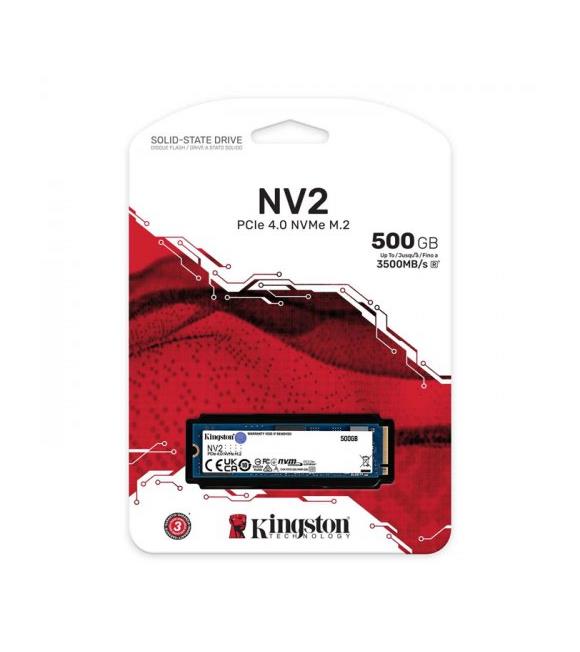 Kingston 500GB NV2 SNV2S-500G 3500-2100MB-s PCIe NVMe M.2 SSD Disk_1