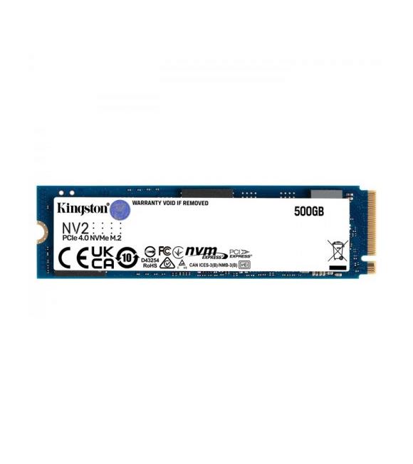 Kingston 500GB NV2 SNV2S-500G 3500-2100MB-s PCIe NVMe M.2 SSD Disk