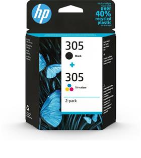 HP 305 Black-Color Siyah-Renkli Multi Paket 6ZD17AE