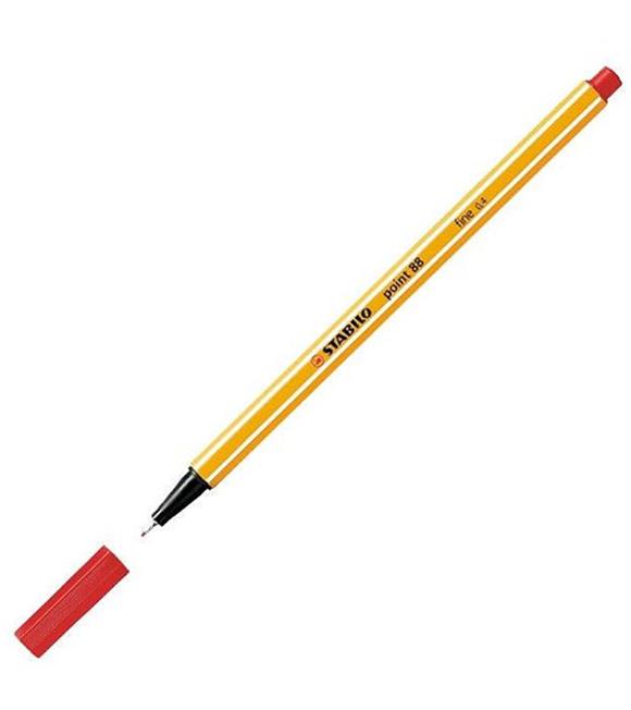 Stabilo Keçe Uçlu İnce Kalem 88 Point 0.4 MM Kırmızı 88/40