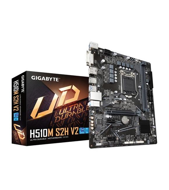 Gigabyte H510M S2H V2 3200Mhz DDR4 Soket 1200 M.2 HDMI DP D-SUB mATX Anakart