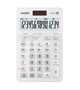 Casio JS-40B-WE Beyaz Profesyonel 14 Hane Masa Üstü Hesap Makinesi