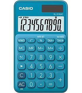 Casio SL-310UC-BU Cep Tipi 10 Hane Mavi Hesap Makinesi