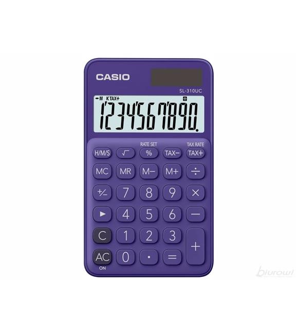 Casio SL-310UC-PL Cep Tipi 10 Hane Mor Hesap Makinesi