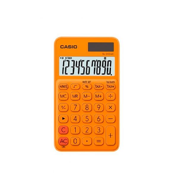 Casio SL-310UC-RG Cep Tipi 10 Hane Turuncu Hesap Makinesi