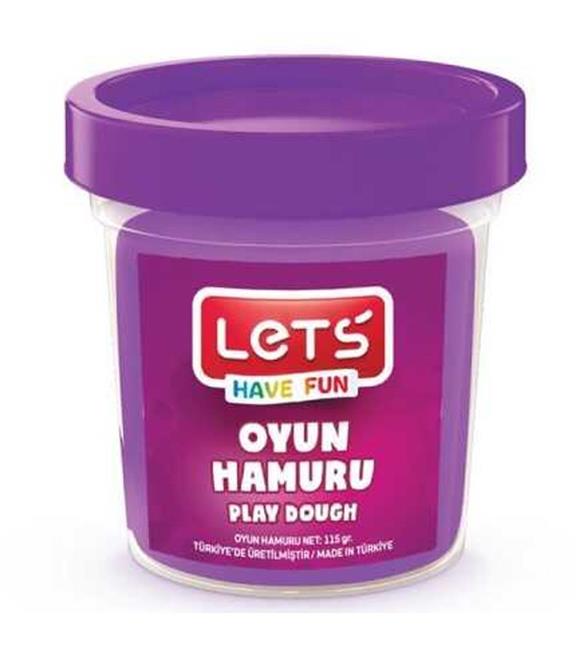 Lets Oyun Hamuru Tek Renk Mor 110 GR L8440-9